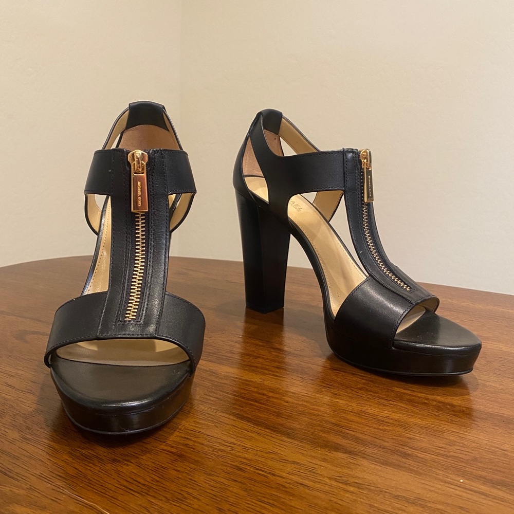 New without tags Michael Kors black platform heels